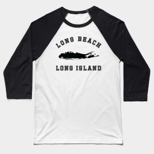 Long Beach Long Island (Light Colors) Baseball T-Shirt